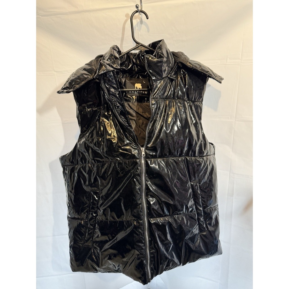 American Stitch Puffer Vest Large